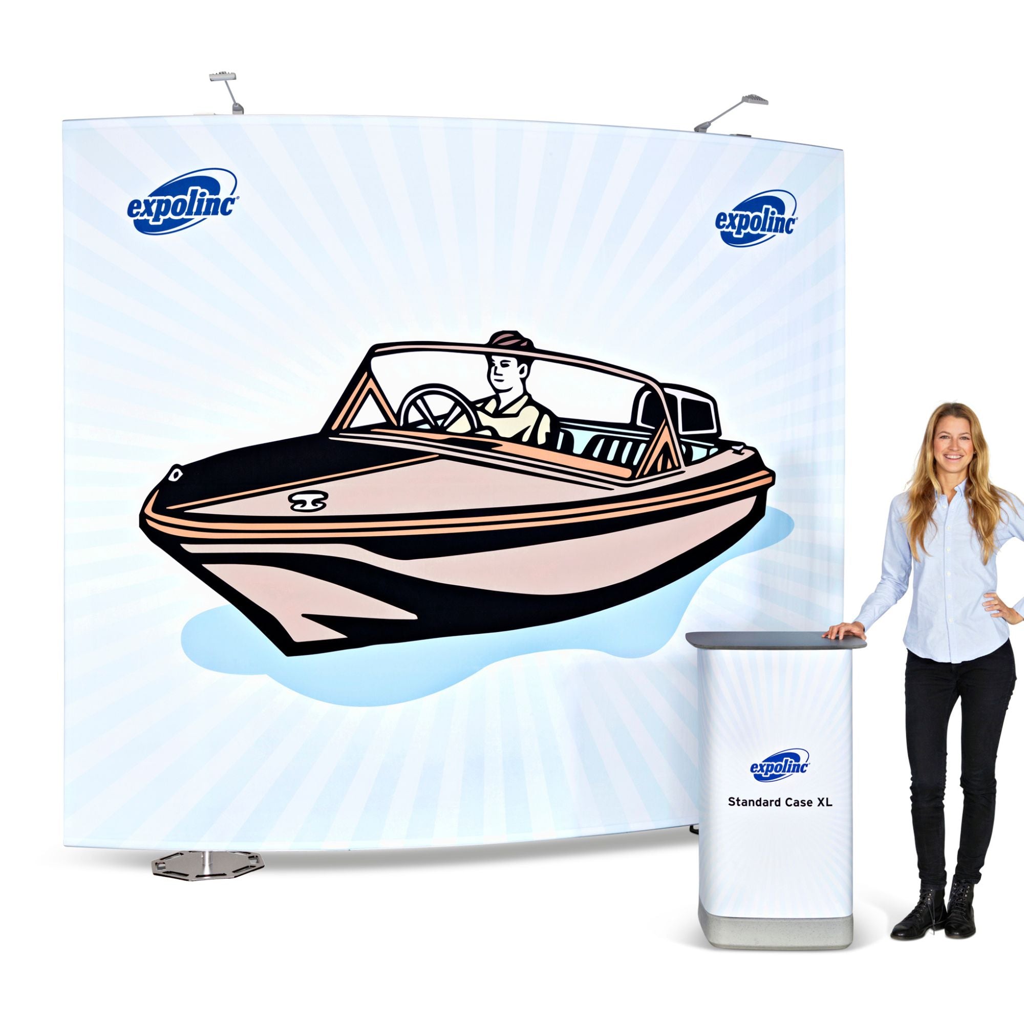 Expolinc Fabric Display - Curved Wall